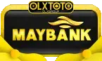Logo Maybank pada panel bank OLXTOTO